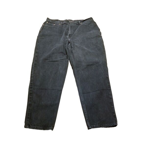 Levi's Denim - Levi's 550 Jeans Women Size 20W Black Relaxed Fit Tapered Vintage USA (37x28.5)